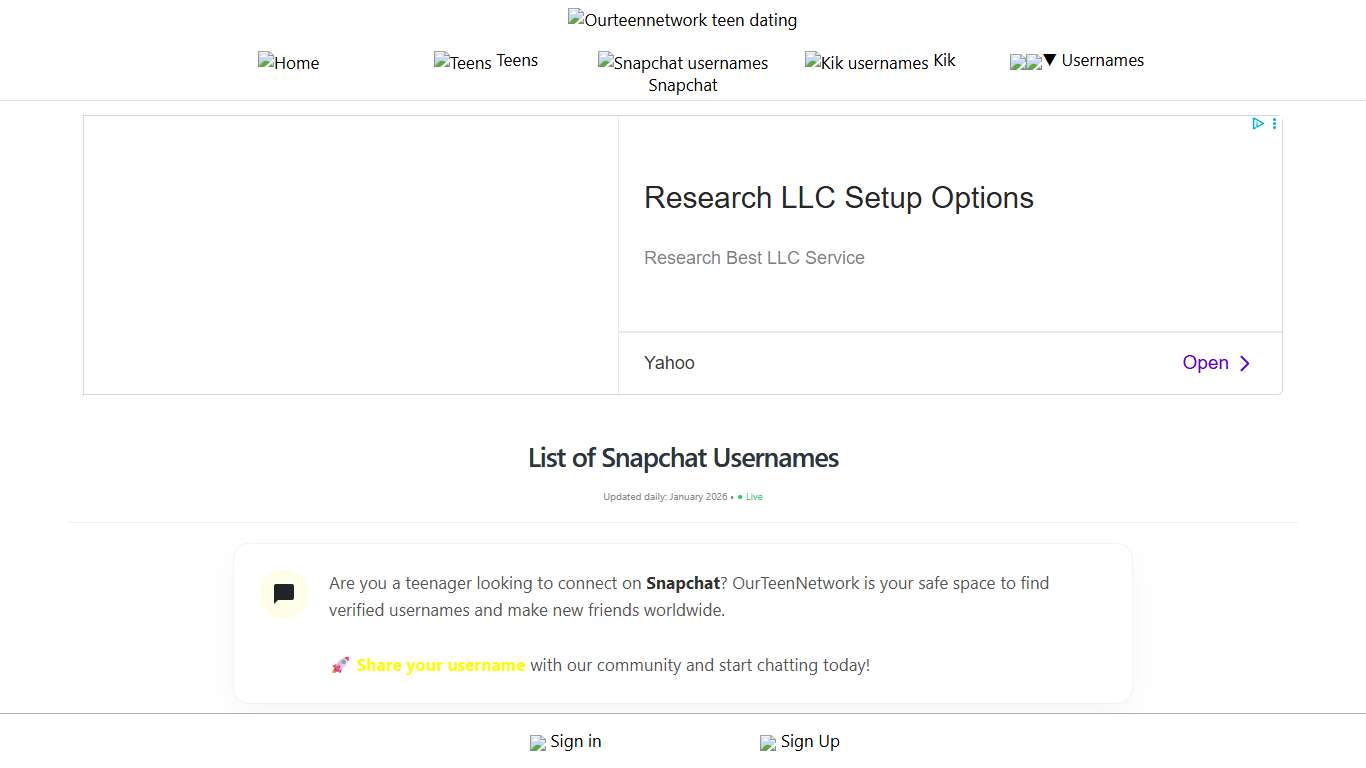 36372 Active Snapchat Usernames (2026 List)
