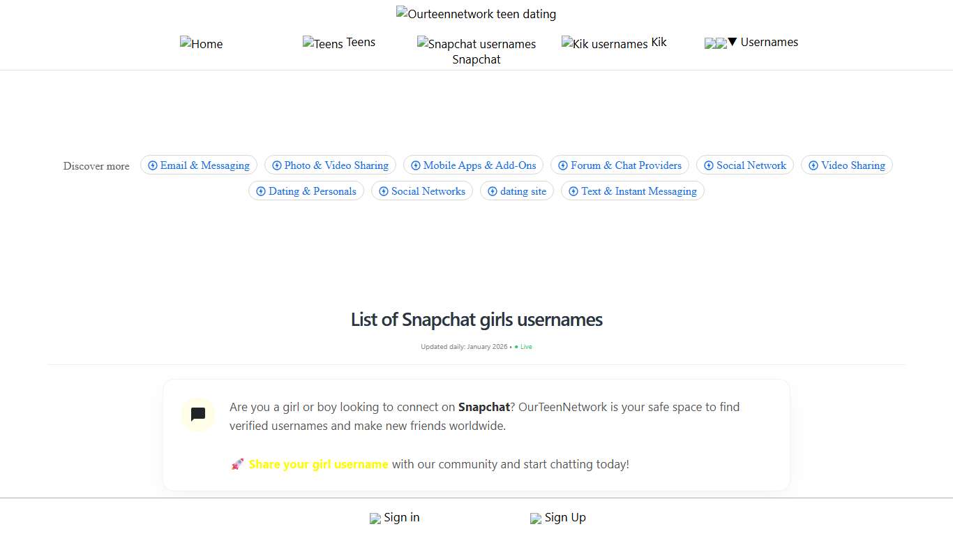 7876 Active Snapchat girls usernames (2026 List)